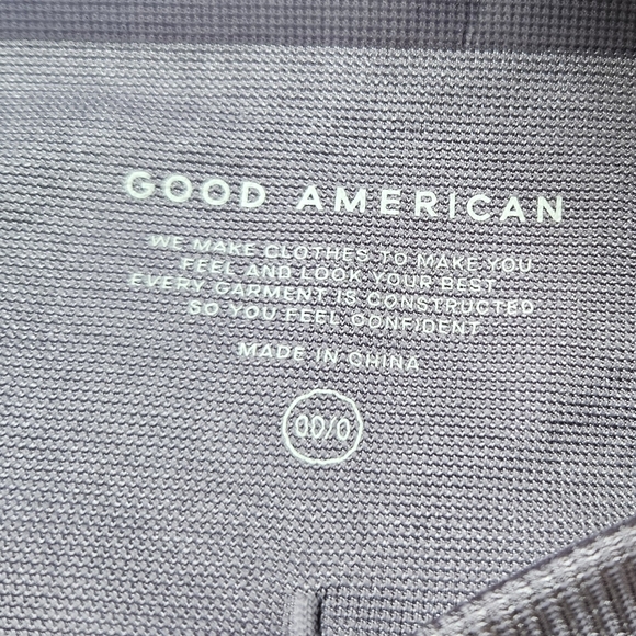 Good American Jeans Clean Seamless Leggings Dusty Rose Lavender Violet 00/0 - Picture 7 of 9